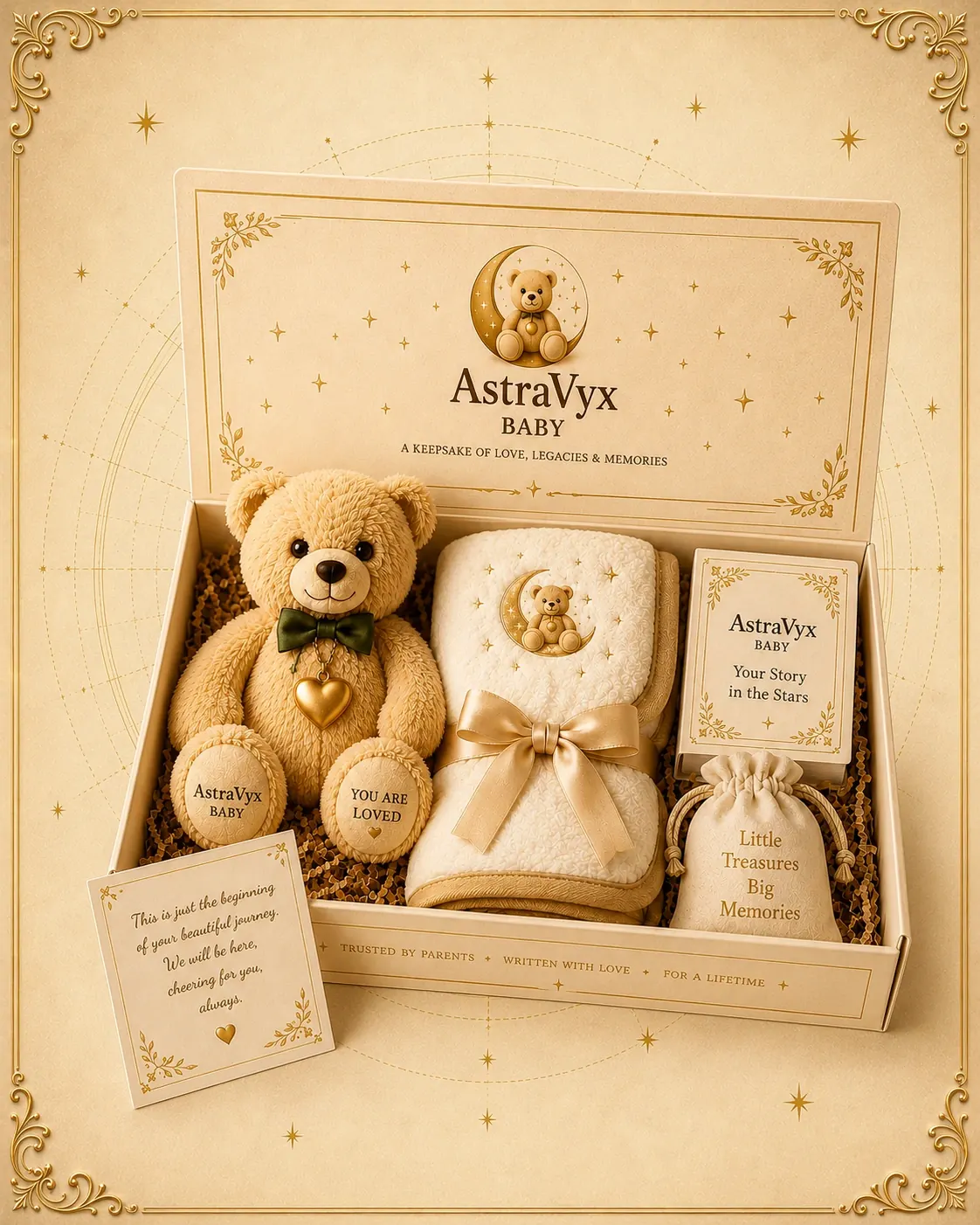 Luxury Baby Keepsake Gift Box
