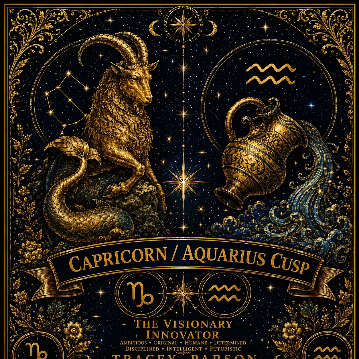 Capricorn Aquarius Cusp Visionary Innovator Journal