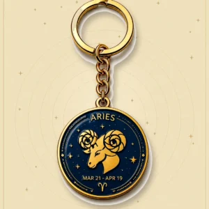 Aries Keychain