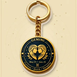 Gemini Keychain