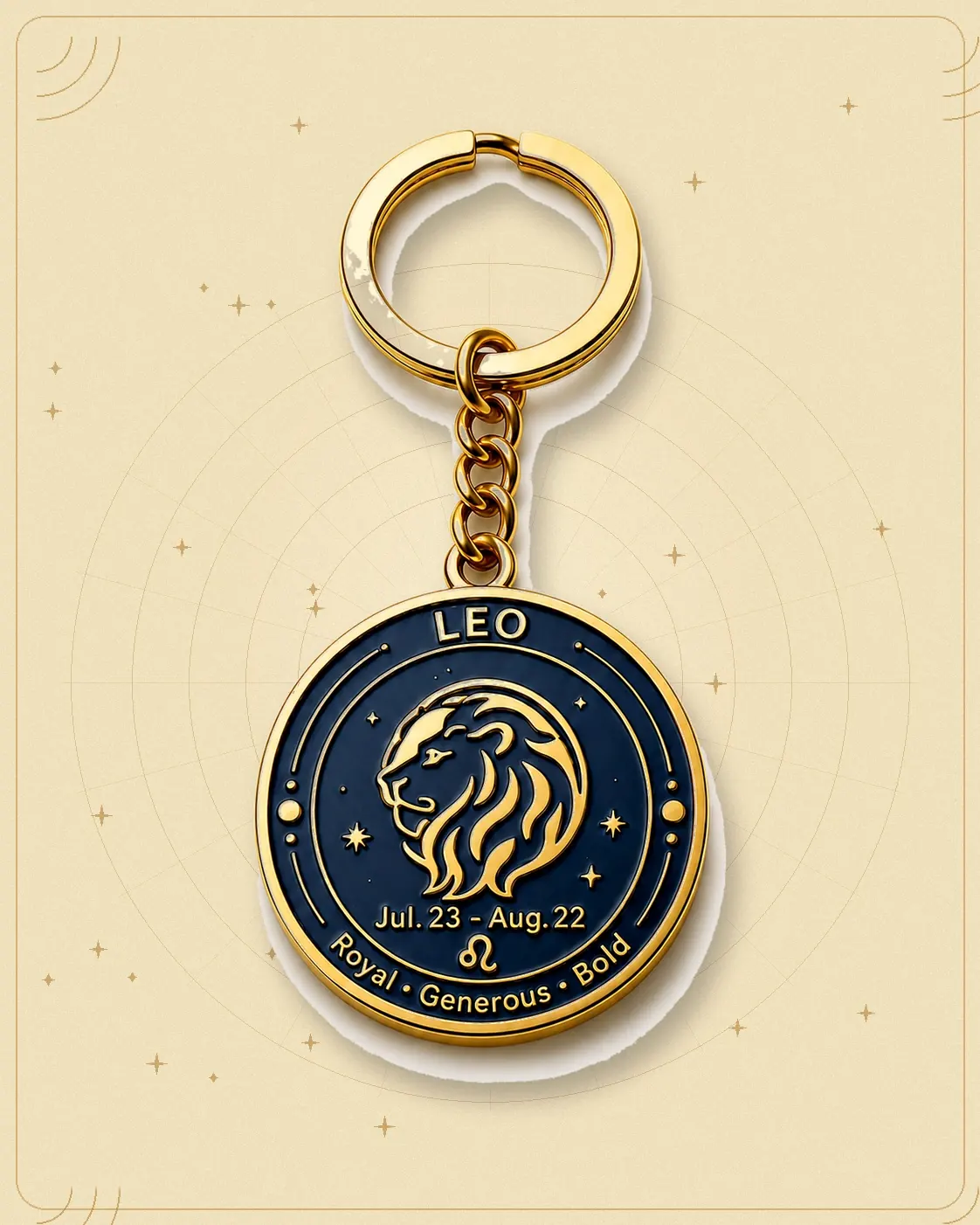 Leo Keychain