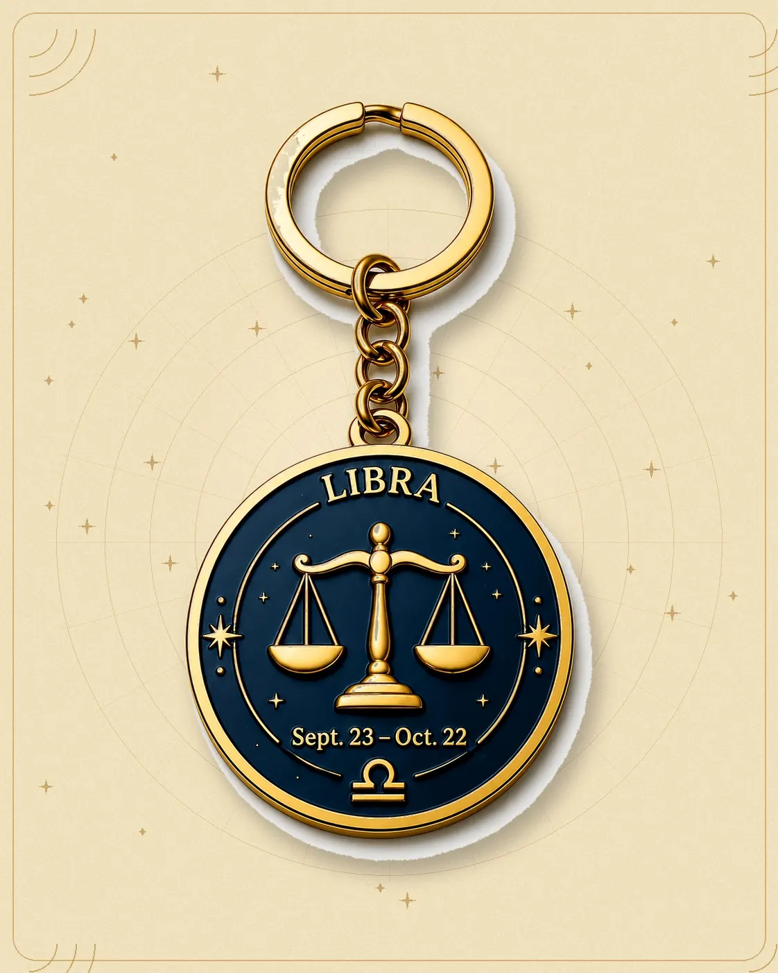 Libra Keychain