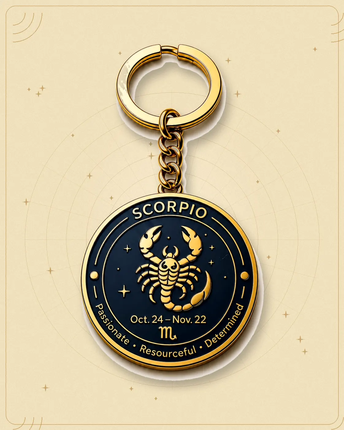 Scorpio Keychain