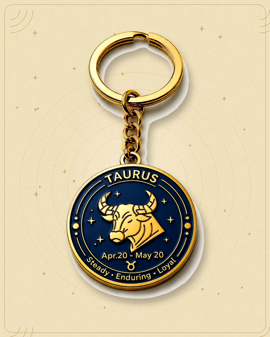 Taurus Keychain
