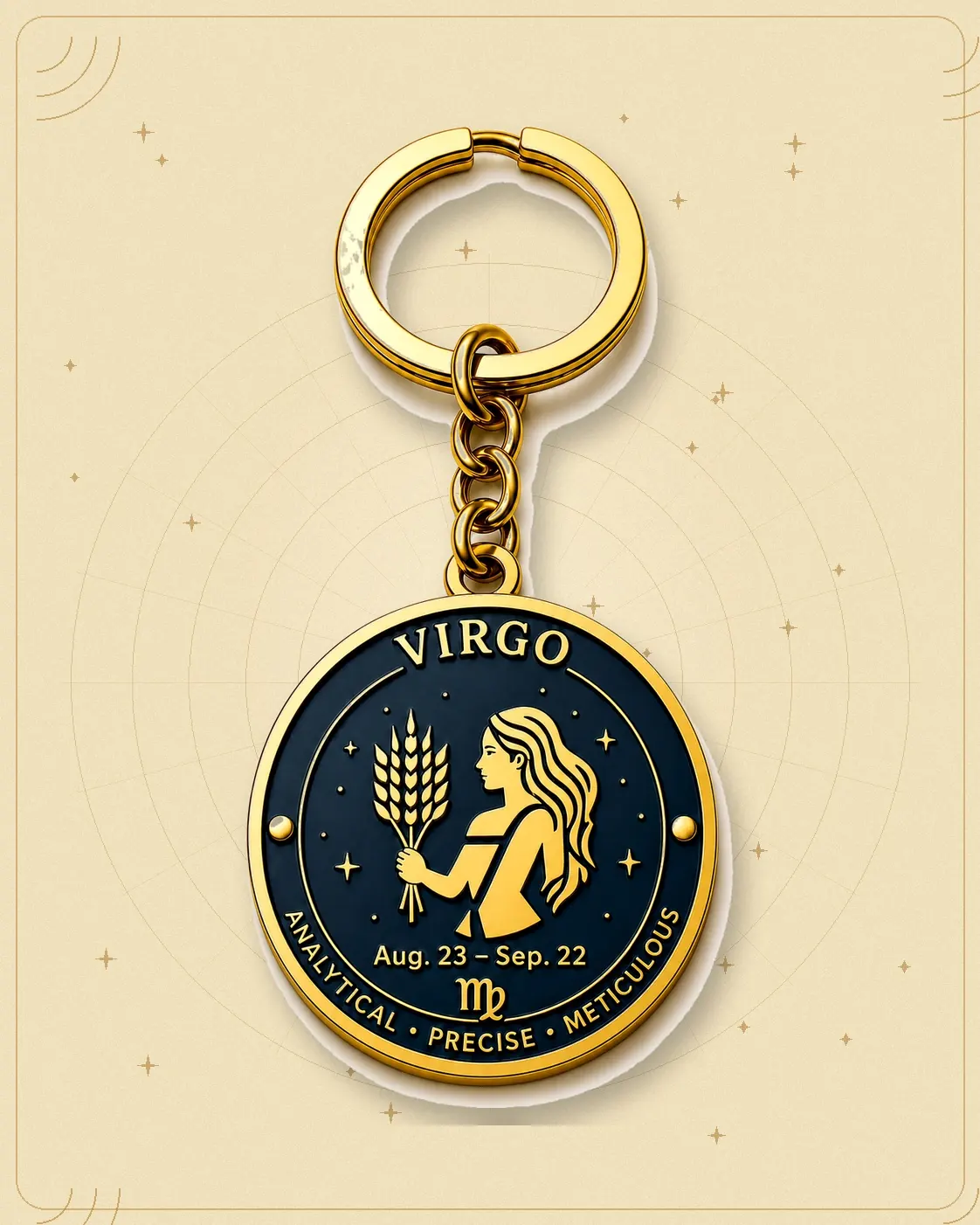 Virgo Keychain