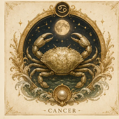 Cancer zodiac artwork