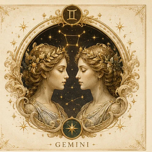 Gemini zodiac artwork