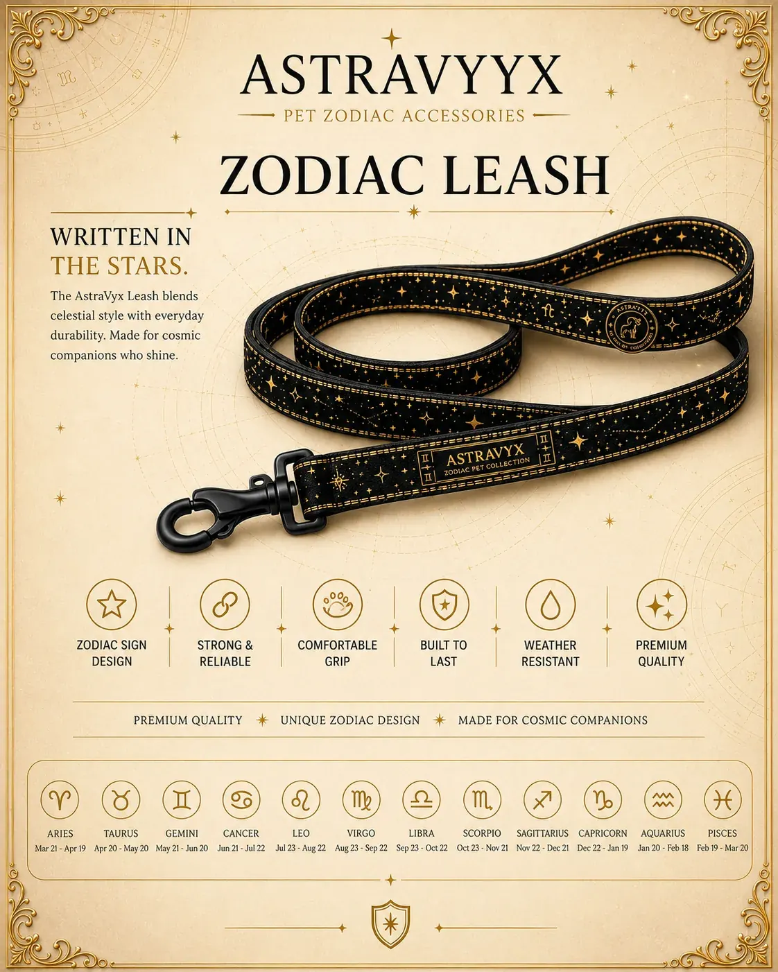 Zodiac Leash