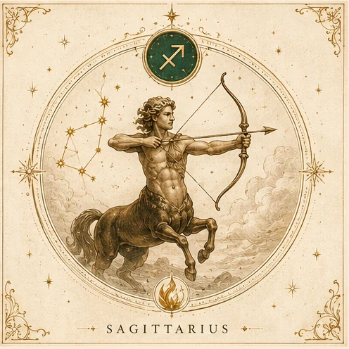 Sagittarius zodiac artwork