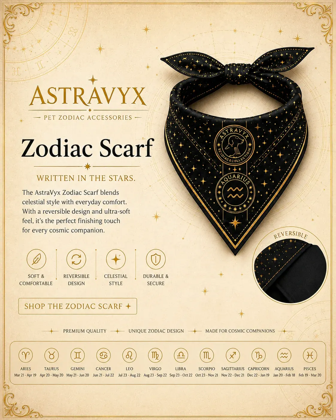 Zodiac Scarf