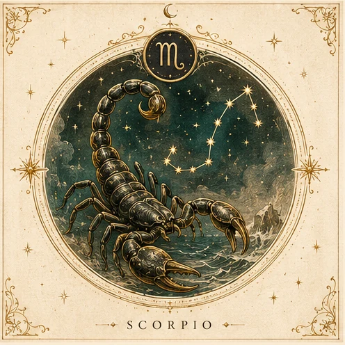 Scorpio zodiac artwork