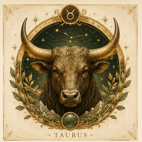 Taurus zodiac artwork