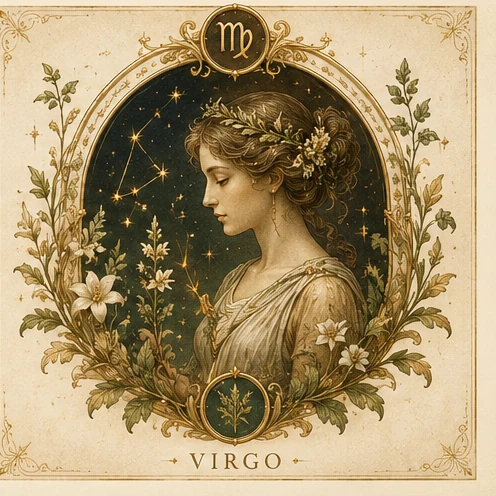Virgo zodiac artwork