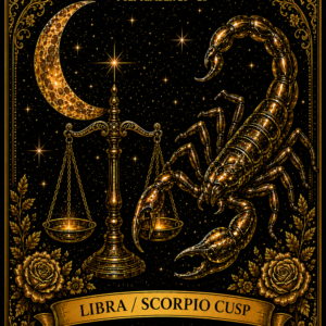 Libra Scorpio Cusp Visionary High Priestess Journal